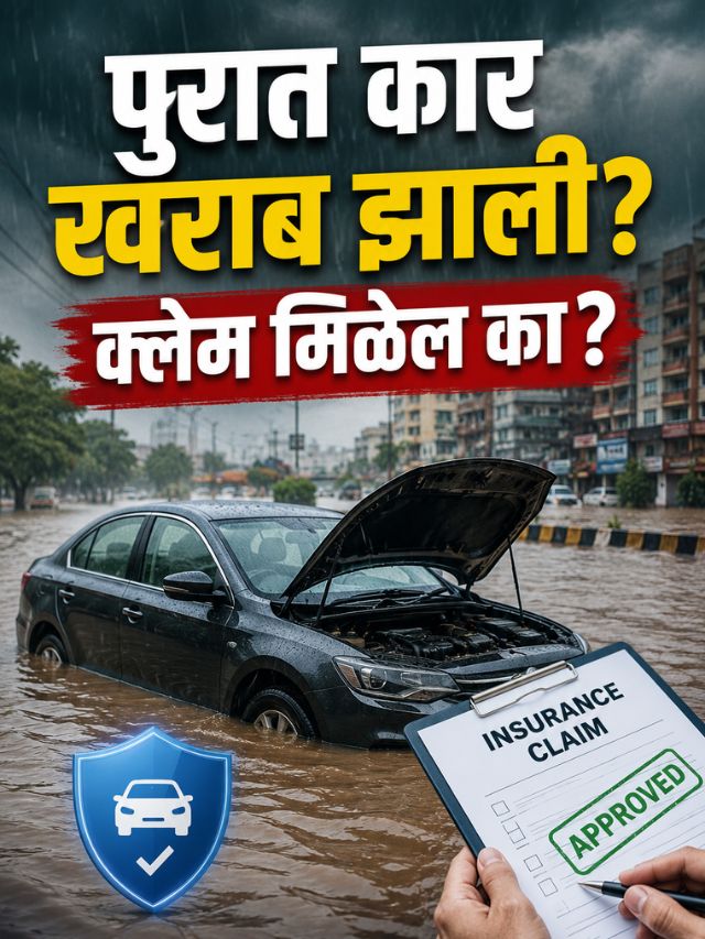 पावसाच्या पुरात कार खराब झाली? क्लेम मिळेल का? जाणून घ्या नियम