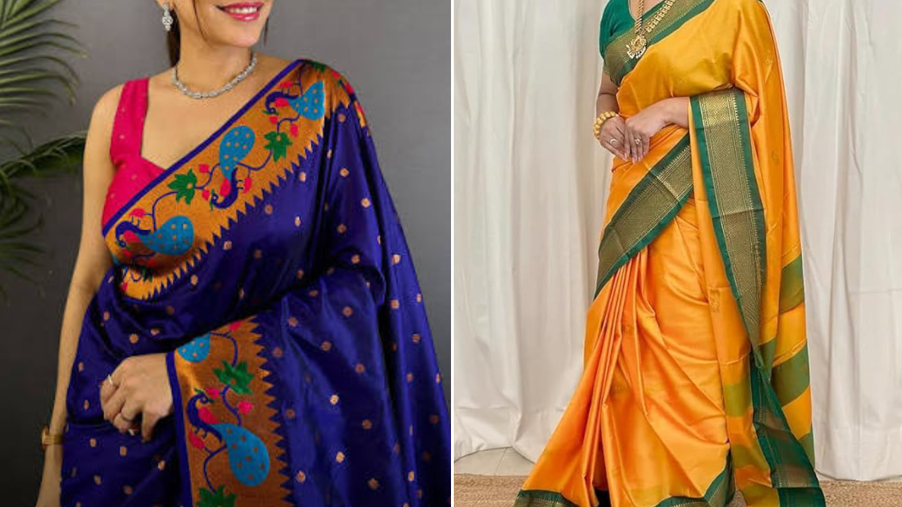 पैठणी साडी आणि ‘मोर’ यांचे अतूट नाते काय? जाणून घ्या पैठणीचा राजेशाही इतिहास आणि पदरावरील नक्षीमागील रहस्य!