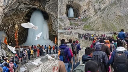Amarnath yatra 2026: तीन दिवसांत 56,000 भाविकांनी घेतले बाबा बर्फानींचे दर्शन; नोंदणी अनिवार्य, प्रशासनाचे स्पष्ट आवाहन