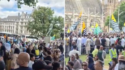 Anti-Pakistan Protest : पाकिस्तानविरोधात लंडनमधील हजारो काश्मिरी रस्त्यावर; PoK च्या स्वातंत्र्याची घोषणाबाजी