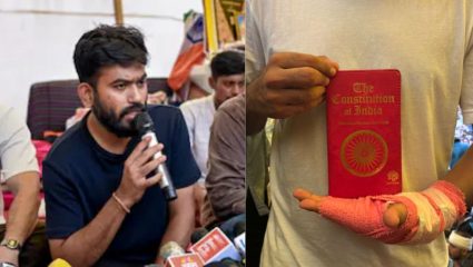 Abhijit Deepke’s First Post:  “हाताला पट्टी… हातात संविधान!” अभिजीत दीपके यांच्या एका पोस्टने वेधलं सर्वाचे लक्ष