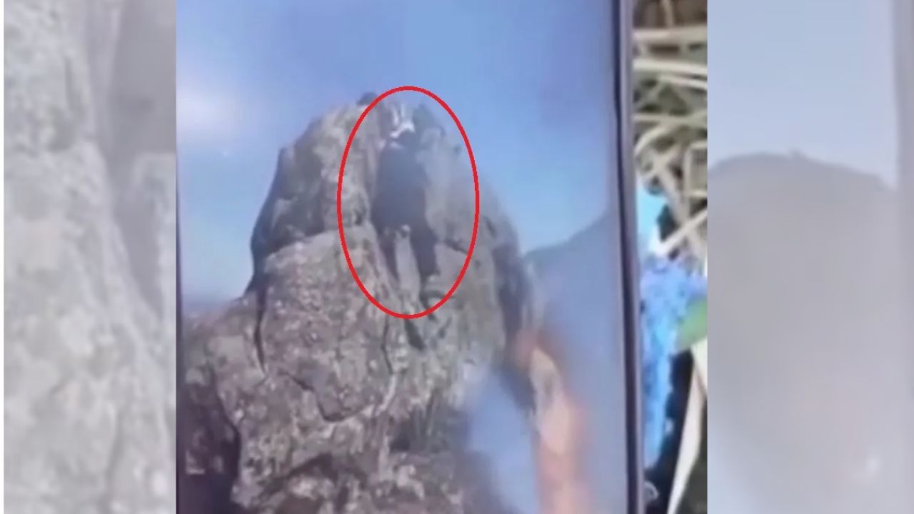क्षणात खेळ खल्लास! उंचावर फोटो काढायला गेला, पाय घसरला अन् थेट…, थरारक घटना कॅमेरात कैद, VIDEO