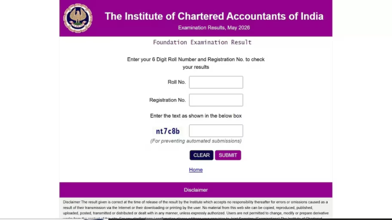 CA Foundation May 2026 Result OUT: सीए फाऊंडेशन मे परीक्षेचा निकाल, ICAI स्कोअरकार्ड कसे तपासाल