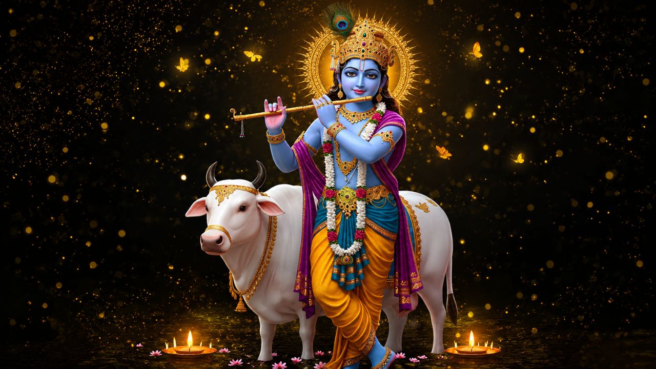 Lord Krishna: भगवान श्रीकृष्णांच्या मुकुटात मोरपीस का असते? जाणून घ्या पौराणिक महत्त्व