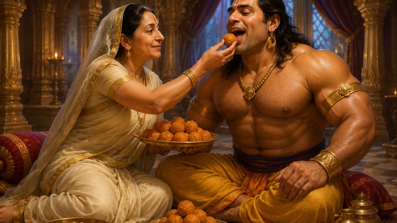 Mahabharata Story: कुंतीच्या हातचे लाडू खाताच भीमाला का आला ढेकर? जाणून घ्या महाभारतातील कथा