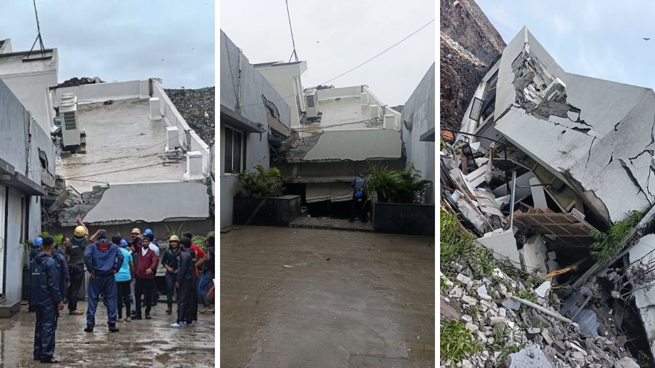 Moshi Building Collapse: पिंपरी-चिंचवडमधील मोशीत इमारत कोसळली; ढिगाऱ्याखाली १४ ते १५ जण अडकल्याची भीती