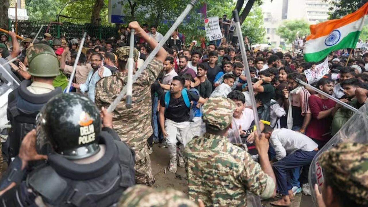 Breaking Jantar Mantar CJP Protest: दिल्लीत विद्यार्थी आंदोलनात पुन्हा राडा