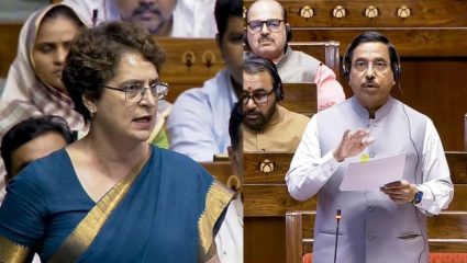 Priyanka Gandhi Loksabha: बलात्काऱ्यांचे समर्थन करणाऱ्याला शिक्षण मंत्री पद…;  प्रियांका गांधींची जहरी टिका