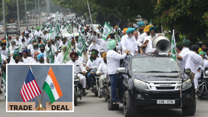 ‘सगळं उद्ध्वस्त होईल…’, शेतकऱ्यांचा संताप, पंजाबमध्ये India-US Trade Deal विरोधात आंदोलन, नेमक्या मागण्या काय?