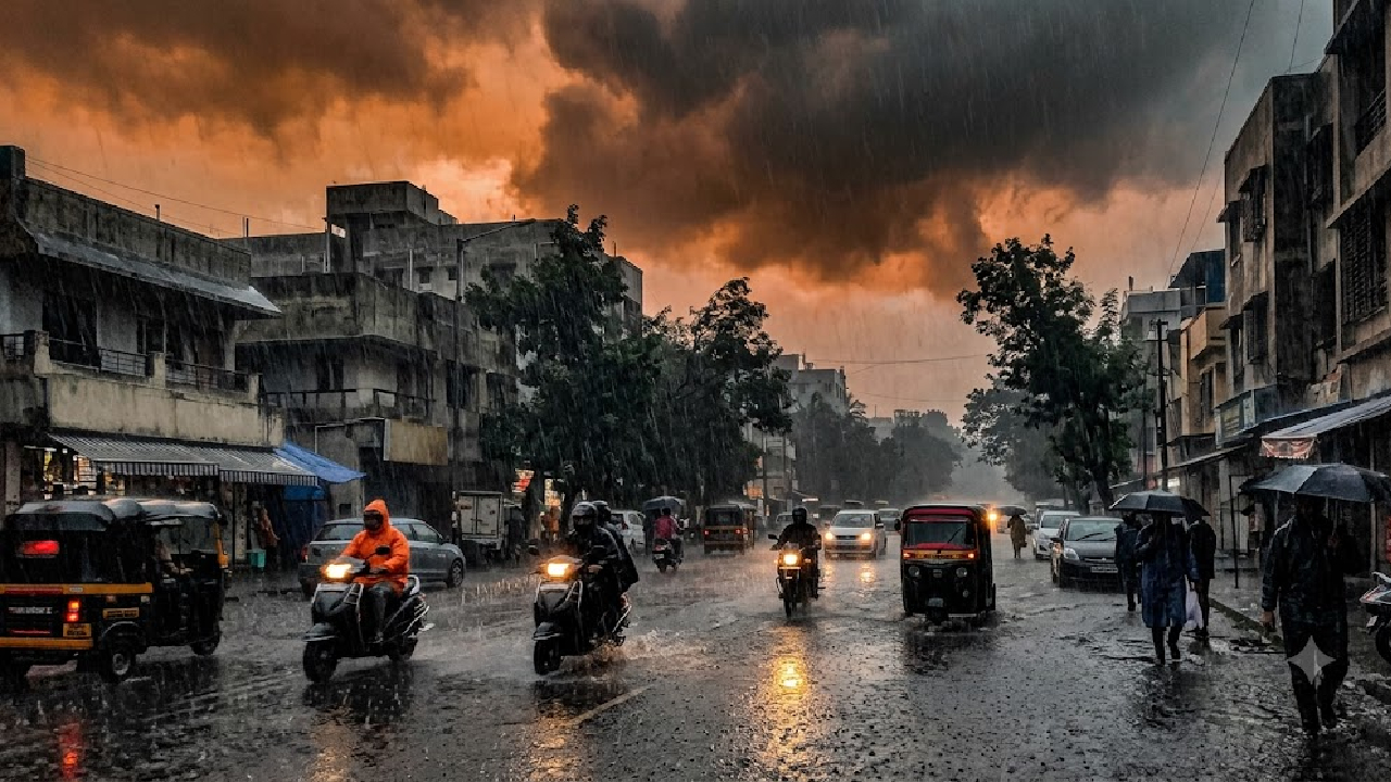 Pune Rain News: दुपारपासूनच अंधारून आलं अन् पुण्यात कोसळधार; नागरिकांना सतर्कतेचा इशारा