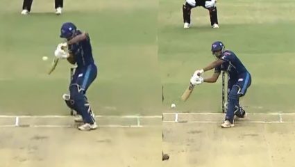 नुसता राडा! ‘द वॉल’चा मुलगा गाजवतोय मैदान; Samit Dravid च्या फलंदाजीचा Video Viral