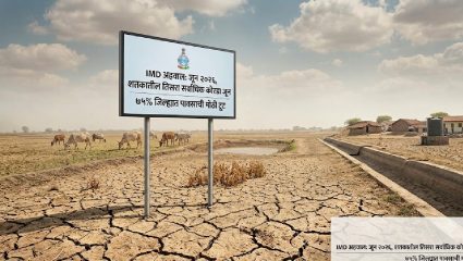 Maharashtra Weather: हाहाकार, भीषण संकट! मान्सून पोहोचला; पण पाऊसच नाही, ७५ टक्के जिल्ह्यांत…