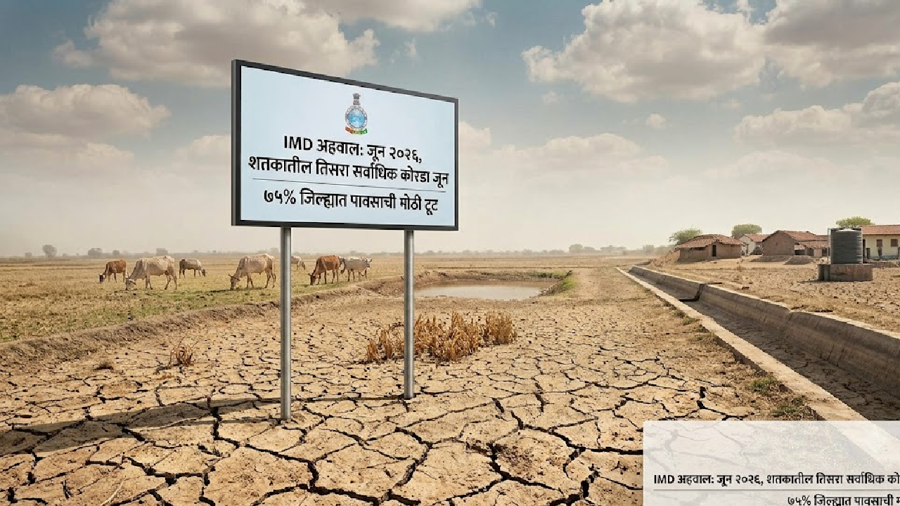 Maharashtra Weather: हाहाकार, भीषण संकट! मान्सून पोहोचला; पण पाऊसच नाही, ७५ टक्के जिल्ह्यांत…