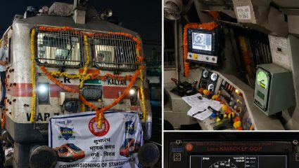 ना अपघाताची भीती, ना वेगाचं टेन्शन! ‘या’ रेल्वेमार्गावर स्वदेशी ‘कवच’ प्रणाली; सुरक्षा अधिक भक्कम
