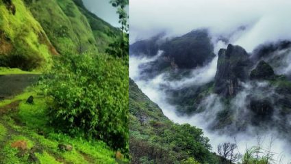 सह्याद्रीच्या कुशीतला ‘स्वर्ग’; डोंगर दऱ्यांतील Raghuveer घाटात यंदा पर्यटनाला ब्रेक