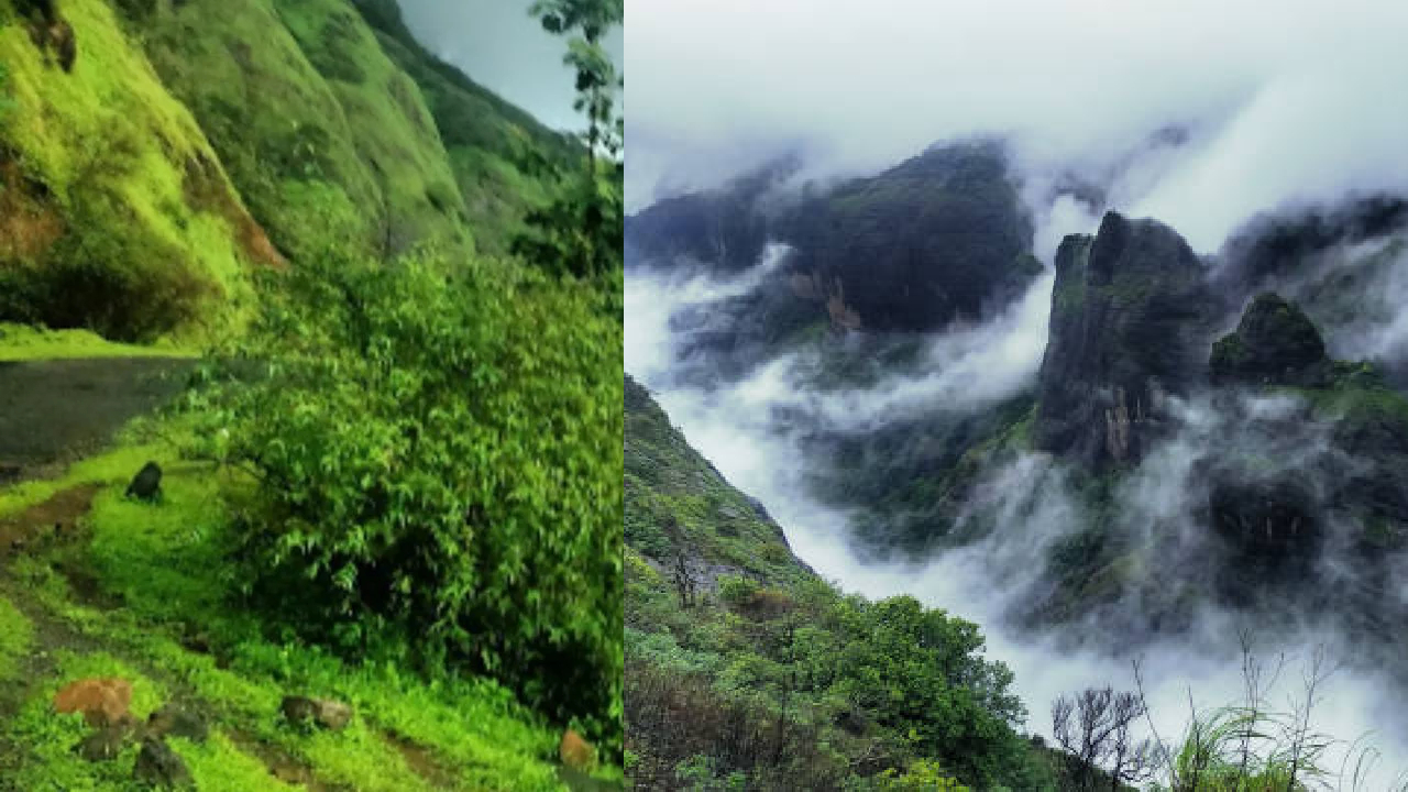 सह्याद्रीच्या कुशीतला ‘स्वर्ग’; डोंगर दऱ्यांतील Raghuveer घाटात यंदा पर्यटनाला ब्रेक