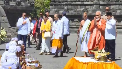 PM मोदींची इंडोनेशियातील हजारो वर्षे जुन्या हिंदी मंदिराला भेट; प्रम्बाननचा खास VIDEO पंतप्रधानांनी केला शेअर