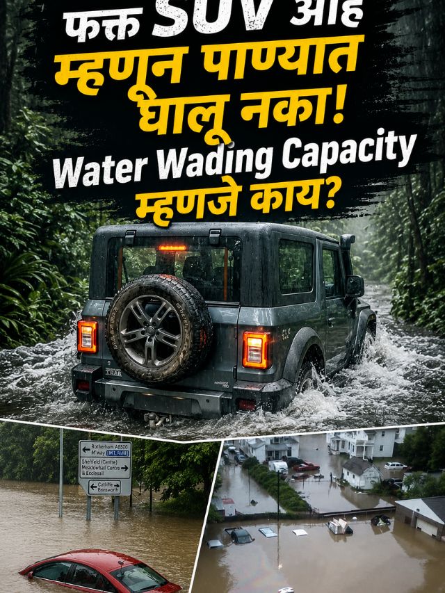 फक्त SUV आहे म्हणून पाण्यात घालू नका! Water Wading Capacity म्हणजे काय?