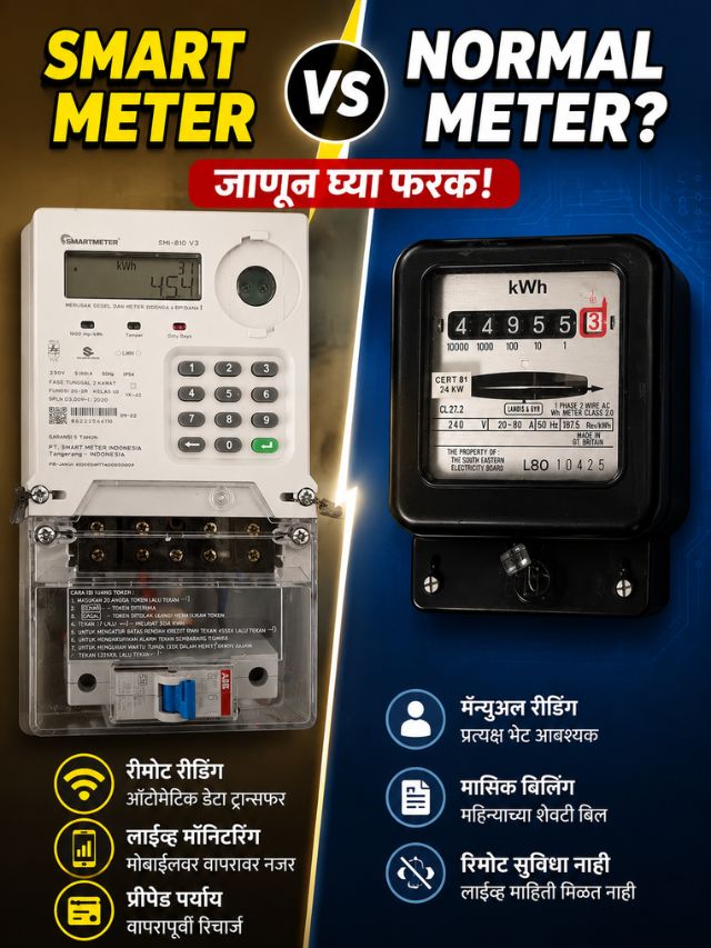 Smart Electricity Meter की Normal? कोणता फायदेशीर?
