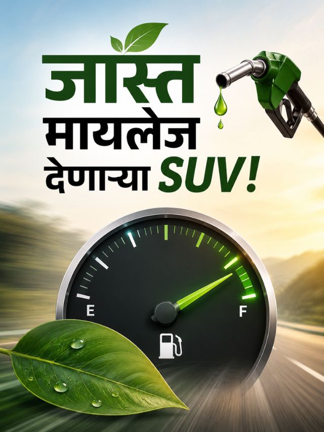 १५ लाखांखाली सर्वाधिक मायलेज देणाऱ्या SUV; इंधन खर्चात बचत