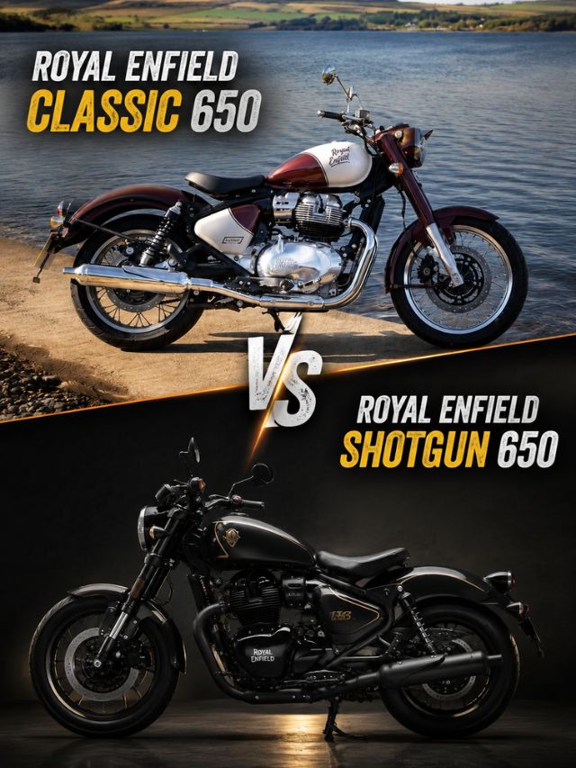 Royal Enfield Classic 650 vs Shotgun 650? तुमच्यासाठी कोणती Royal Enfield बेस्ट?