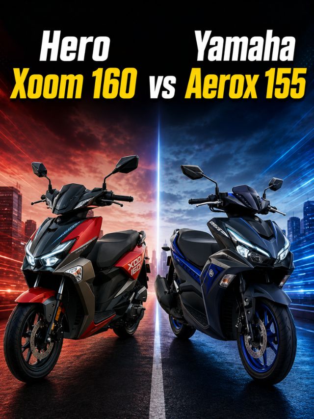 Hero Xoom 160 vs Yamaha Aerox 155: कोणती मॅक्सी स्कूटर ठरेल बेस्ट?