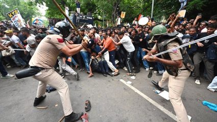 दिल्ली लाठीचार्जचे महाराष्ट्रात पडसाद; माढ्यात राष्ट्रवादी काँग्रेसचा संतप्त एल्गार