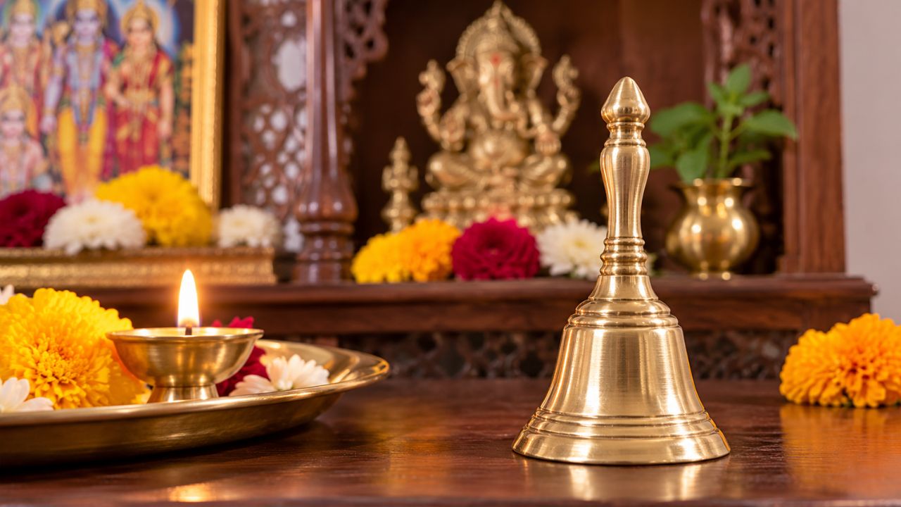 Puja Tips: देवघरातील घंटा कोणत्या धातूची असावी? जाणून घ्या घंटानादाचे धार्मिक आणि आध्यात्मिक महत्त्व
