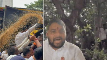 ‘सातबारा कोरा करा’; रविकांत तुपकरांच्या नेतृत्वाखाली विधानभवनाबाहेर शेतकऱ्यांचे आंदोलन, झाडावर चढून कार्यकर्त्यांचा अनोखा विरोध