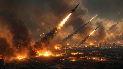 US-Iran War : सहाव्या दिवशीही संघर्ष थांबेना! अमेरिकी हल्ल्यांना इराणचा पुन्हा जोरदार पलटवार; बहरीन-कुवैतमध्ये वाजले सायरन