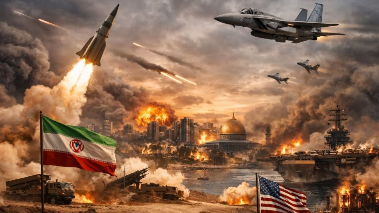 US-Iran War: इराणचा आखाती देशांमध्ये कहर! कुवेत, बहरीन आणि जॉर्डनवर ड्रोनचा पाऊस; लष्कराकडून हाय अलर्ट जारी