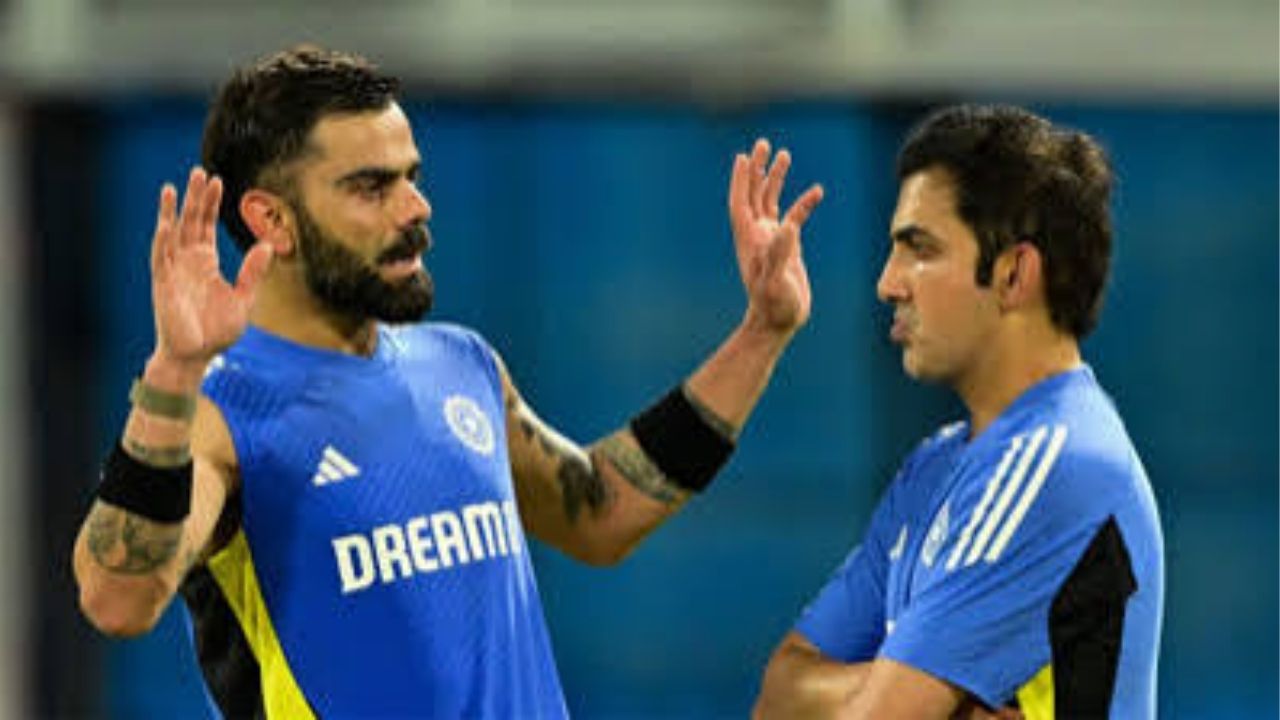 IND vs ENG ODI Practise :  विराट कोहली अन् गौतम गंभीर यांच्यात पुन्हा वाजलं? सरावावेळी दोघांचीही ‘हाताची घडी अन् तोंडावर बोट’