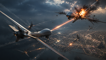 Kuwait Drone Attack:कुवैती सेनेचा प्रतिकार ,आकाशात इराणच्या ड्रोनांशी थेट झटापट, हादरले आखाती देश