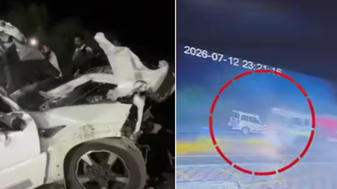 Jodhpur Scorpio Dumper Accident: किंकाळ्यांनी हादरला परिसर! डंपरमध्ये मागून घुसलेल्या स्कॉर्पिओचा थरारक, CCTV मध्ये कैद