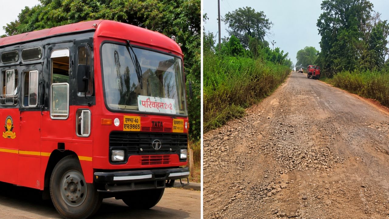 Yavatmal News: रस्त्याअभावी ग्रामीणमधील बसफेऱ्या बंद! विद्यार्थ्यांचे शैक्षणिक नुकसान; पूल खचल्याने गावाचा संपर्क तुटला