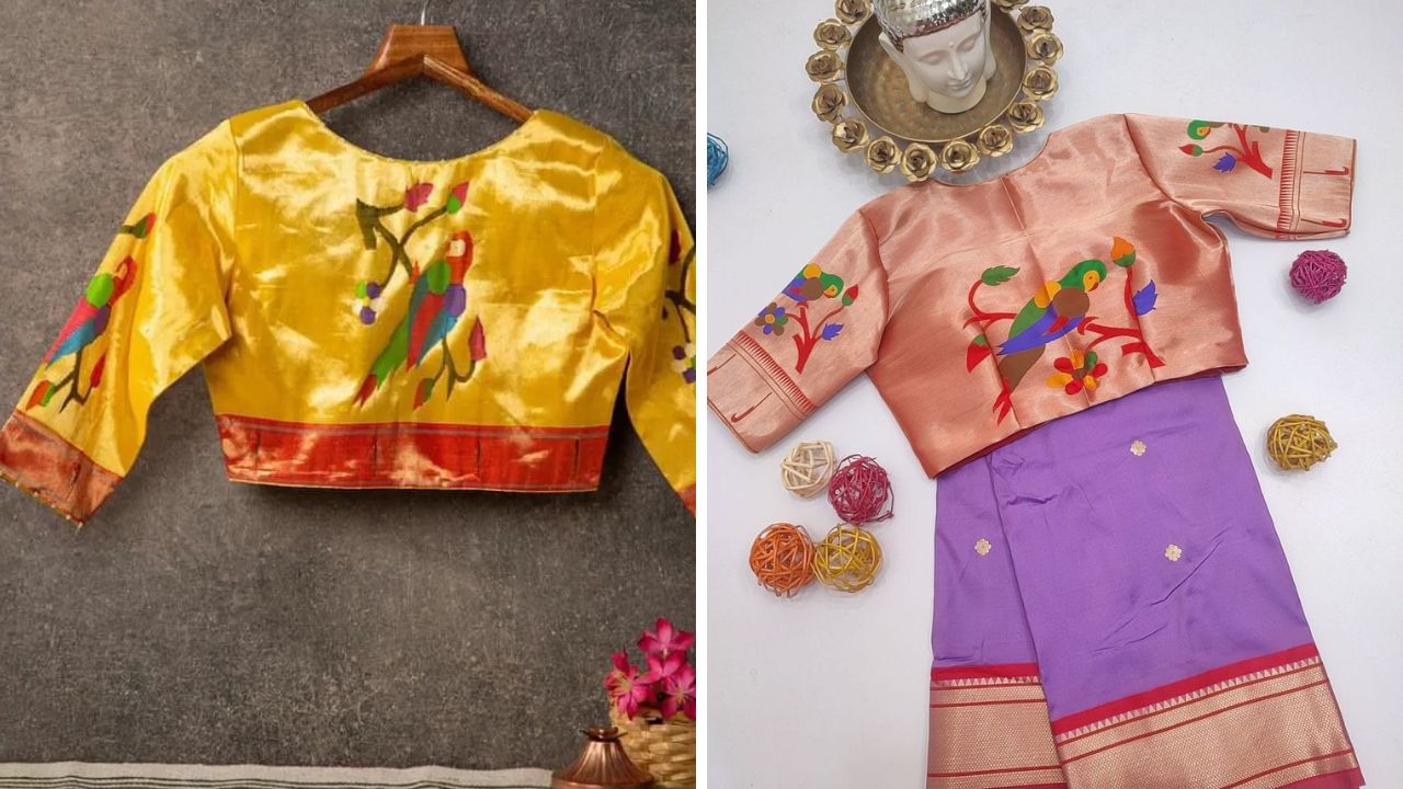 अनेकांना बोटनेक असलेले ब्लाऊज परिधान करायला खूप जास्त आवडतात. त्यामुळे ब्लाऊजच्या मागील गळ्याला मध्यभागी आरी वर्क किंवा इतर डिझाईन करून घेतल्यास ब्लाऊजचा लुक सुंदर दिसेल.