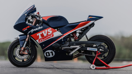 लहान मुलांसाठी TVS ची पहिली रेस बाइक! 20 PS पॉवर अन् 110 चा स्पीड; TVS ची नवी Apache RR 200 Mini GP बाइक लाँच!