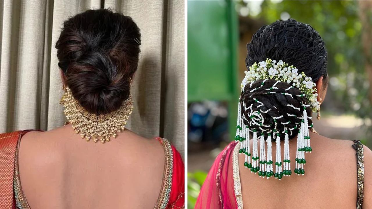 लग्नात हेवी मेकअप केल्यानंतर मेकअपला शोभेल अशी हेअर स्टाईल केली जाते. त्यामुळे या पद्धतीच्या हेअर स्टाईल तुम्ही नक्कीच ट्राय करू शकता.