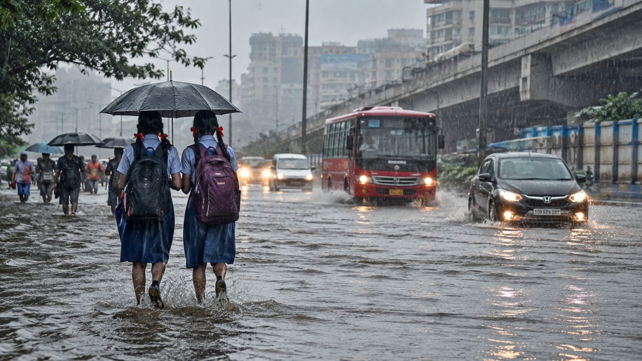 मुंबई, ठाणे, पालघर, रायगड आणि कल्याण-डोंबिवलीत उद्या शाळा-कॉलेजेस बंद! मुसळधार पावसामुळे जिल्हा प्रशासनाचा मोठा निर्णय