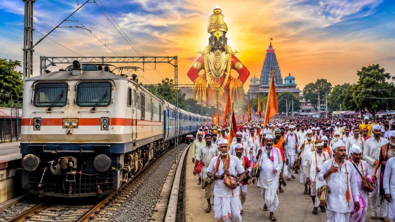 Ashadhi Ekadashi 2026: आषाढी एकादशीसाठी मध्य रेल्वेची मोठी भेट! दादर-पंढरपूर दरम्यान सुटणार २ विशेष गाड्या; पाहा पूर्ण वेळापत्रक