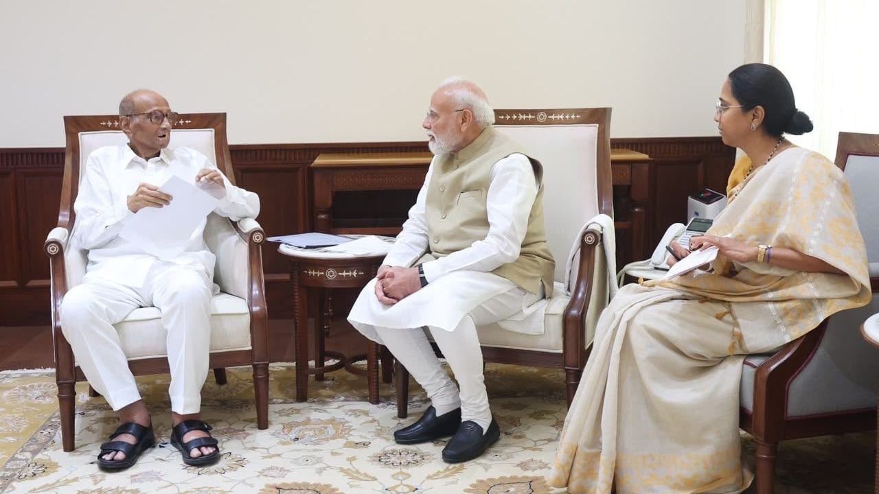 Sharad Pawar Meets PM Narendra Modi: अखेर सस्पेन्स संपला! शरद पवार-पंतप्रधान मोदी भेटीचे खरे कारण आले समोर; ‘नीट’ पेपरफुटी अन्…