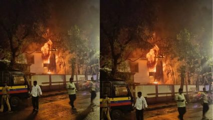 भायखळा पोलीस ठाण्यात आगीचा तांडव! अग्निशमन दलाकडून वेळेत आग आटोक्यात; आगीचं नेमकं कारण काय?
