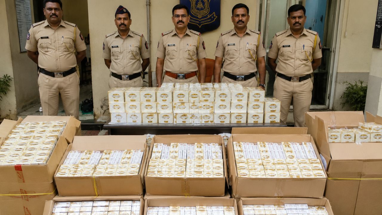 Baramati News: बारामती पोलिसांचा धडाका! ११ लाखांच्या बनावट ‘गोल्ड फ्लेक’ सिगारेटचा साठा जप्त; मुंबई कनेक्शन उघड