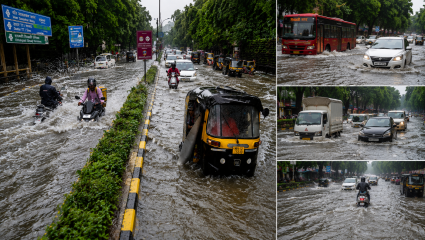 Nagpur Rain :नागपूर पाण्याखाली ,मुख्यमंत्र्याच्या शहरात पाणी धुरंधर , बाकी पाण्याच्या अंदर