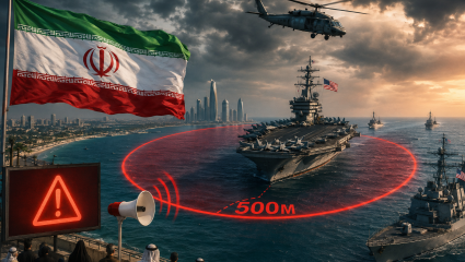 IranWarning :५०० मीटर अमेरेकी सैन्यापासून दूर रहा , इराणने आखातातल्या नागरिकांना केलं खुलं आवाहन