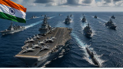 Indian Navy : भारतीय नौदलाची महासत्ता बनण्याची तयारी; चीन-पाकिस्तानपेक्षा किती ताकदवान?