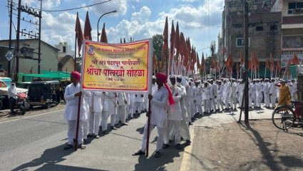 रिसोडमध्ये ‘श्रीं’च्या पालखीचे जल्लोषात स्वागत; ७०० वारकऱ्यांना महाप्रसाद, आज सेनगावकडे प्रस्थान