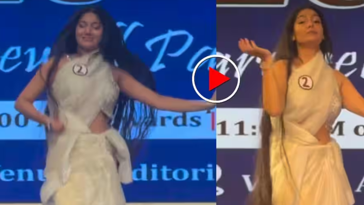 Viral Haryanvi Dance Video : क्रीम साडीतील सौंदर्याचा जलवा! हरियाणवी गाण्यावरच्या नृत्याने जिंकली नेटकऱ्यांची मनं