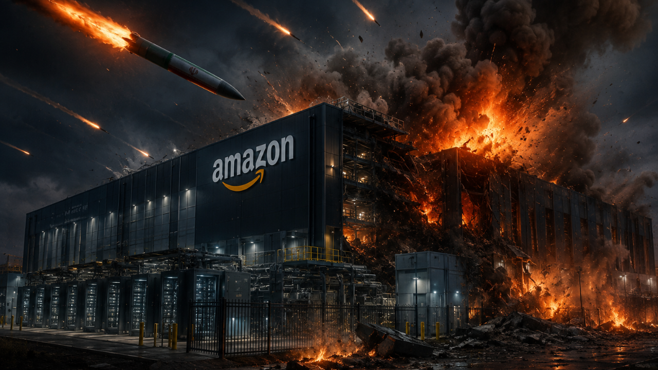 BreakingNews: जग हादरलं! Amazon च्या डेटा सेंटरवर इराणचा मिसाइल हल्ला? सत्य काय?