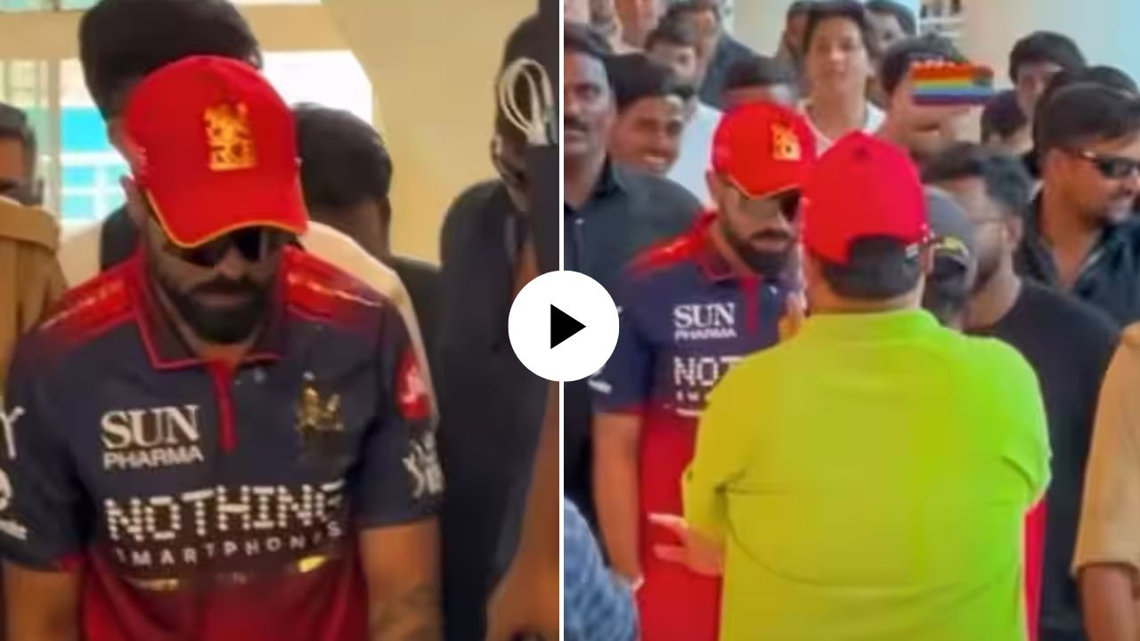 नादच केला पठ्ठ्यानं! विराट कोहलीचा गेटअप करुन मॉलमध्ये घुसला; सेल्फी घेण्यासाठी सुरक्षा कर्मीसह शेकडोंची धावपळ, VIDEO VIRAL